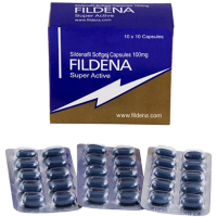 Fildena Super Active (Lágy zselé kapszula, Sildenafil 100mg)